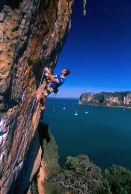 Climbing Railey Beach Thailand